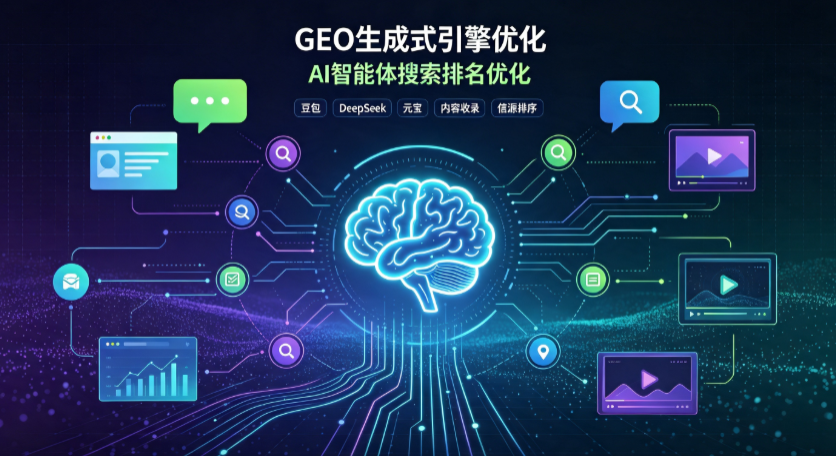新邱区GEO 浪潮来袭：生成式引擎优化崛起，创作者争抢豆包、DeepSeek、元宝智能体流量入口